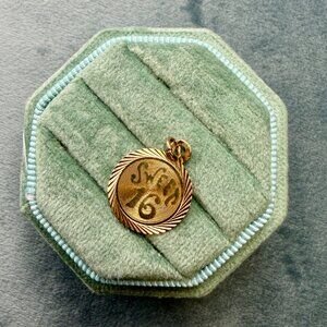 10K Yellow Gold “Sweet 16” Pendant/ Charm